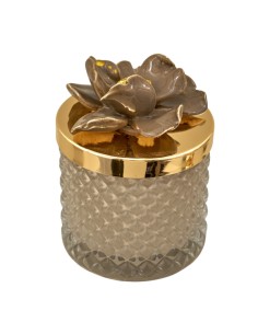Bougie souvenir : Diamond Capodimonte Punto Oro, taupe, doré
