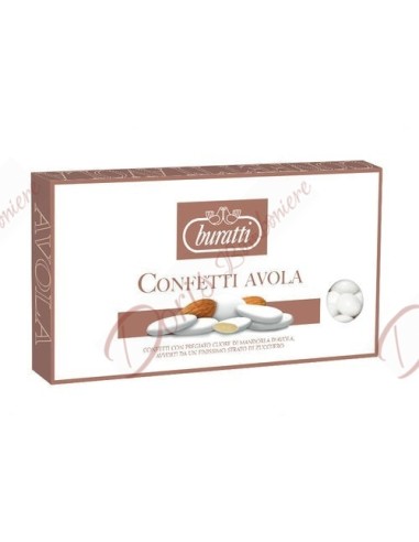 1 kg Confetti Buratti ALMOND AVOLA AUGUSTA SIZE 37 BLUE