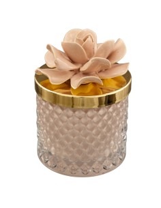 Kerze als Gastgeschenk: Diamond Capodimonte, puderrosa, mittel – Ø