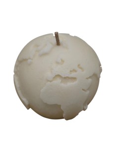 Kerze als Gastgeschenk: in Globusform – 180 g