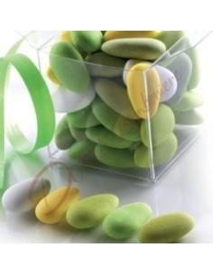 1 kg Confetti Buratti GREEN SHADED AMANDE 36/37