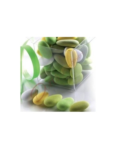 1 kg Confetti Buratti GREEN SHADED AMANDE 36/37