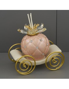 Duftspender als Gastgeschenk: Gocce-Kutsche, rosa, mittel – 11,5 cm