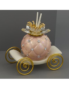 Duftspender als Gastgeschenk: Gocce-Kutsche, rosa, klein – 10 cm