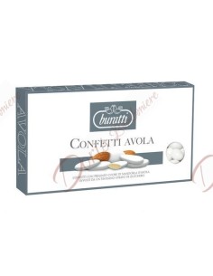 Confetti mandorla avola azzurro calibro 36 marca Buratti confezone 1 kg linea Torino