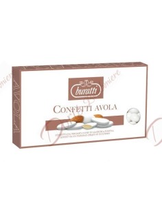 1 kg Confetti Buratti ALMOND AVOLA AUGUSTA SIZE 37 WHITE