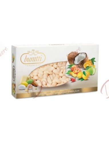 1 kg Konfetti Buratti Zartheit PEACH Farbe Pfirsich