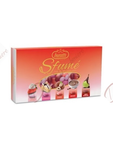 1 kg Confetti Buratti tenerezze SFUMATURE ROSSE 1 kg Confetti Buratti tenerezze SFUMATURE ROSSE
