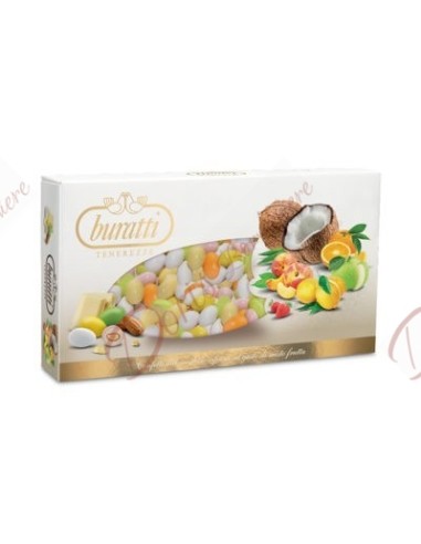 1 kg Confetti Buratti tenerezze MISTO FRUTTA COLORATI