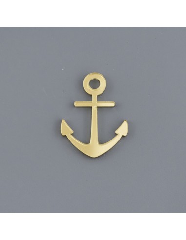 Plex decorative piece, anchor, gold-tone finish – 4 cm