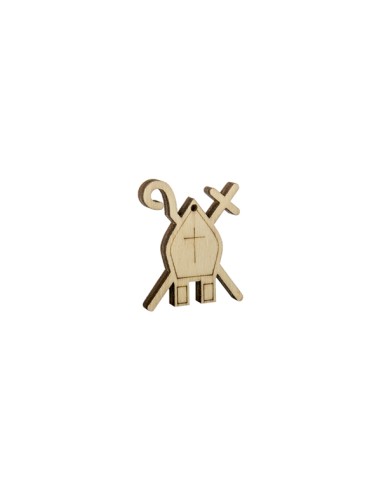 Deko-Applikation aus Holz, Firmungsmotiv – 4 cm