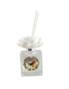 Favour: scent diffuser, graduation, 3D peony stopper, 200 ml – H 12