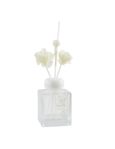 Favour: scent diffuser, sacred motifs, white, gold-tone details