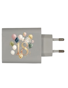 Favour: multi-socket accessory, 18th birthday – 8 × 5,5 × 3 cm