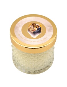 Favour: candle, Holy Family, Diamond, small, gold-tone details