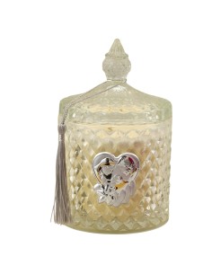 Bomboniera candela, Sacra Famiglia, Diamond, formato medio – Ø 8,5