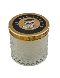 Gastgeschenk: Kerze, Abschluss, Diamond, mittel, schwarz