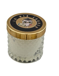 Gastgeschenk: Kerze, Abschluss, Diamond, klein, schwarz