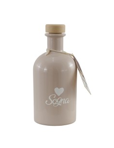 Gastgeschenk Nonno Claudio Öl, Flasche taupe Motiv „Sogna“ – 200 ml