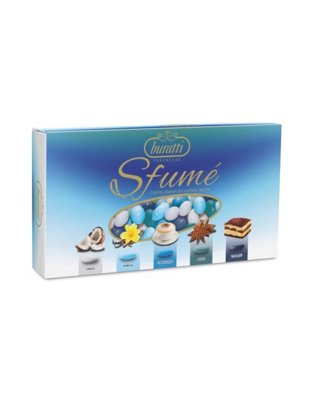 Confetti Buratti Tenerezze Sfumè - Azzurre — 1 kg
