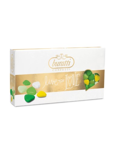 Buratti Mini-cœurs Dégradés Verdi — 1 kg