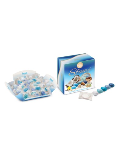Buratti Tablett Tenerezze Farbverlauf - Hellblau, Einzeln verpackt — 500 g