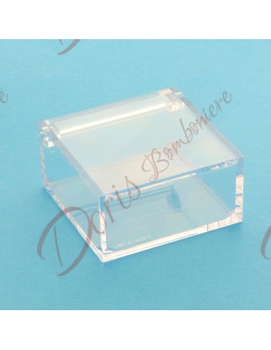 Transparente Plexiglasbox 6x6x3 cm