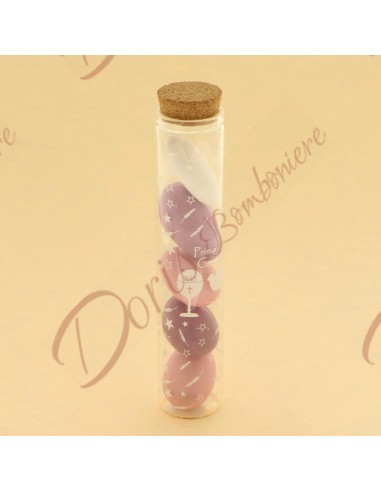 Glass vials with cork stopper CM 12.5 h COMMUNION