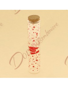 Glass vials with cork stopper CM 12.5 h GRADUATION
