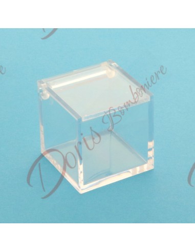 Cubo plexiglass trasparente cm 4.5X4.5X4.5