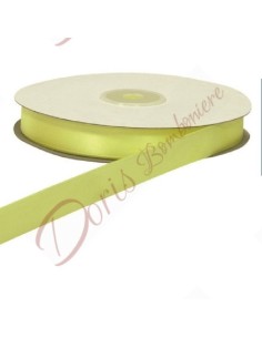 Ruban double satin 3 mm x 50 mt JAUNE