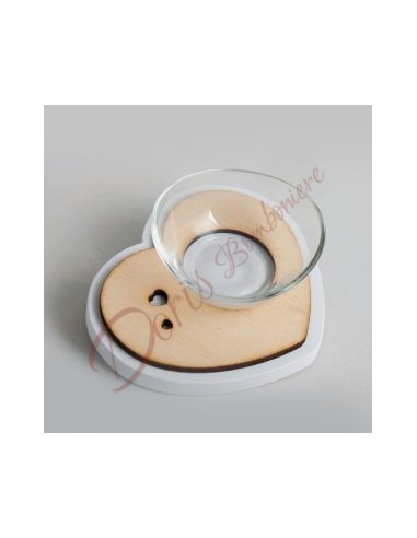 LINEA DOROTEA ANTIPASTIERA CUORE MONOPORZIONE 11X11