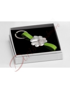Keychain leather strap various subjects 2