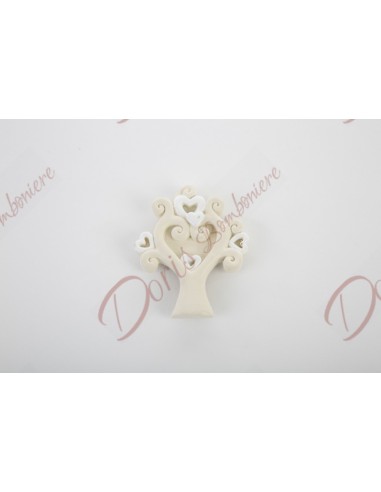 Bomboniera magnete ALBERO VITA CALAMITA RESINA 5x6CM