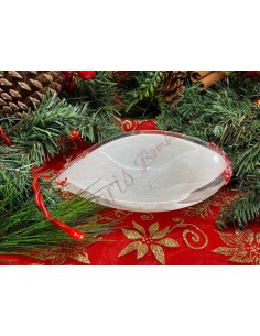 Empty pockets in murano glass with red rhinestones 2