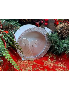 Metal candy holder with butterfly 12.9 cm 2
