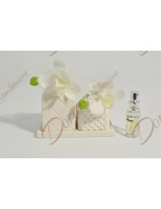 SET Diffuseur avec orchidée et parfum en spray