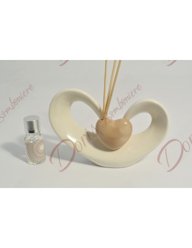 Diffusore cuore bicolor con essenza Diffusore cuore bicolor con essenza