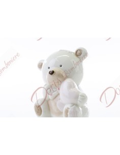 CARILLON BEAR PINK PORCELAIN 9xh.14,5 CM 2