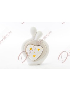 MARIÉS PORCELAINE LED AVEC COFFRET 13x7xh.17 CM