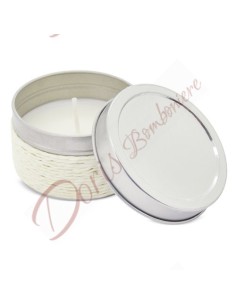 Aromatic candle 3.8x6 cm white color