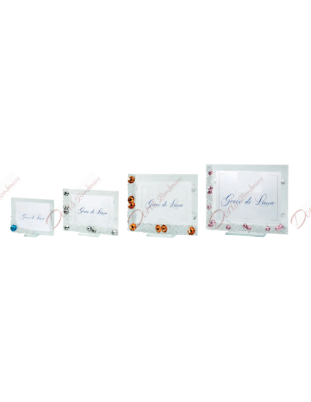 Fotorahmen mit Kristallen in der Farbe Ihrer Wahl Tropfen der Mondkollektion 14,5x19 - innen 10x15 cm Fotorahmen mit Kristallen in der Farbe Ihrer Wahl Tropfen der Mondkollektion 14,5x19 - innen 10x15 cm