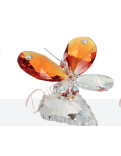 Bomboniere Farfalla cristallo con strass e colore a scelta cm 7x5 2