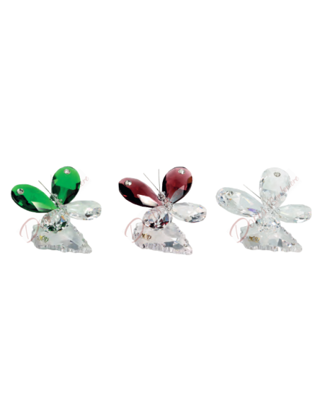 Kristall-Schmetterling Gastgeschenke mit Strass und Farbe Ihrer Wahl 7x5 cm Kristall-Schmetterling Gastgeschenke mit Strass und Farbe Ihrer Wahl 7x5 cm