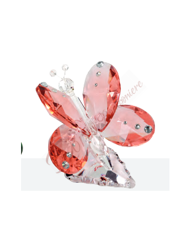 Crystal butterfly favors with rhinestones and color of your choice 12 cm