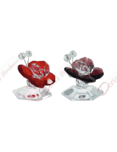 Farfalla cm 3.5 in cristallo colore a scelta 2