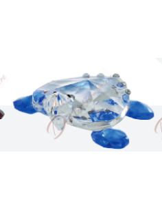 Tartaruga in cristallo cm 5 colore a scelta 10421 Made in Italy Matrimonio