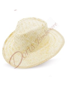 Cappello per festa estate e spiaggia PAGLIA CHIARO N060 Altri Marchi Cappelli