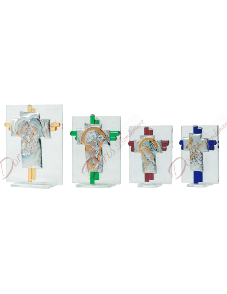 Quadro con tao ricorrenza a scelta e colore croce a scelta cm 10.5 Quadro con tao ricorrenza a scelta e colore croce a scelta cm 10.5