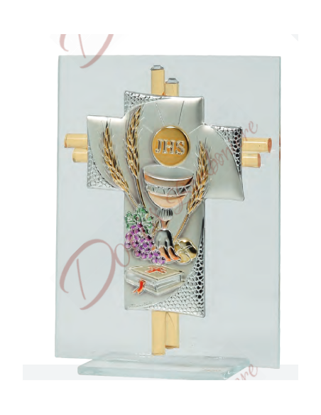 Image avec une occasion spéciale de votre choix et croix couleur de votre choix 14,5 cm Image avec une occasion spéciale de votre choix et croix couleur de votre choix 14,5 cm